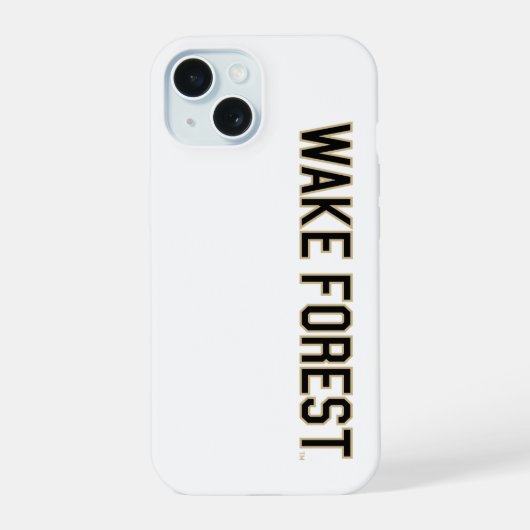 WFU | Wake Forest iPhone 15 Case (Achterkant)