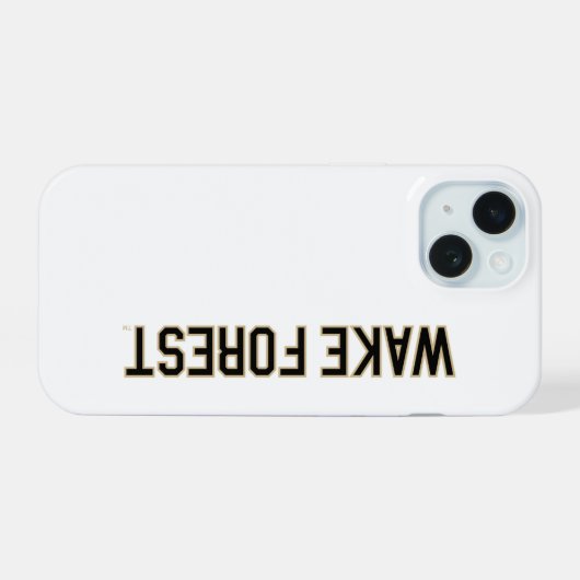 WFU | Wake Forest iPhone 15 Case (Achterkant horizontaal)