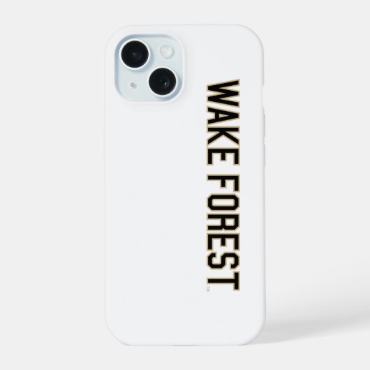 WFU | Wake Forest iPhone 15 Case (Achterkant)