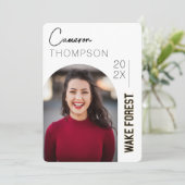 WFU | Wake Forest Kaart (Staand voorkant)