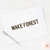 WFU | Wake Forest Ovale Sticker (Envelop)