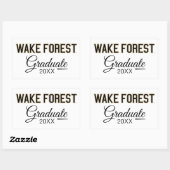 WFU | Wake Forest Rechthoekige Sticker (Vel)