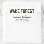 WFU | Wake Forest Rechthoekige Sticker (Tas)