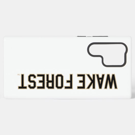 WFU | Wake Forest Samsung Galaxy Hoesje (Achterkant horizontaal)