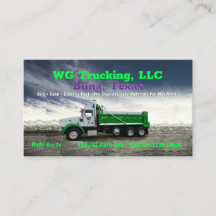 WG Truck Visitekaartje