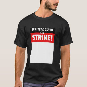 WGA America Writers Guild on Strike Anti AI Chatbo T-shirt