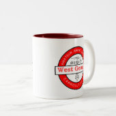 WGARS Cup Tweekleurige Koffiemok (Voorkant rechts)