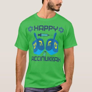 WgQq Happy Vaccinukkah Vaccinated Hanukkah 2021 Je T-shirt