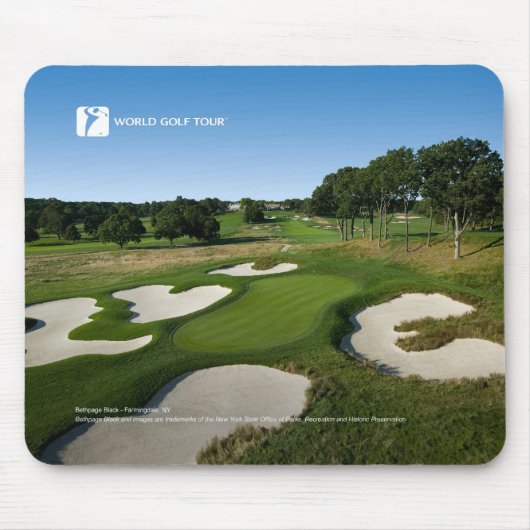 WGT Bethpage Black Mousepad 02 Muismat (Voorkant)