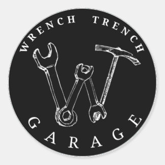 WGT Zwarte logo Sticker