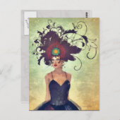WH 002 Surreal Gothic Art Briefkaart (Voorkant / Achterkant)