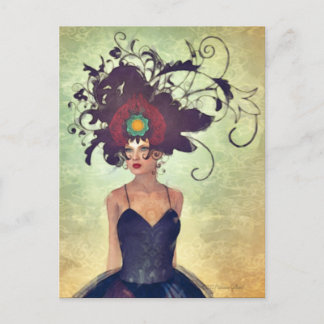 WH 002 Surreal Gothic Art Briefkaart