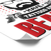 Wh Geweldige Dog Masters Tattoo Baard _1 Poster (Hoek)