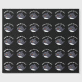 Wha-le-lujah Funny Orka Walvis Pun Dark BG Cadeaupapier (Vlak)