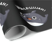 Wha-le-lujah Funny Orka Walvis Pun Dark BG Cadeaupapier (Rol Hoek)