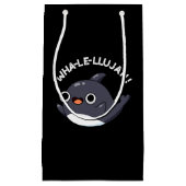 Wha-le-lujah Funny Orka Walvis Pun Dark BG Klein Cadeauzakje (Voorkant)