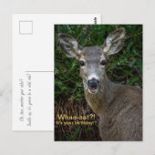 Whaa-aat?! Het is je verjaardag!? Ansichtkaart Briefkaart (Voorkant / Achterkant)