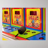 Whac A Mole Arcade Game Poster (Voorkant)
