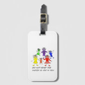 Whack-A-Do Bagagelabel (Voorkant (verticaal))