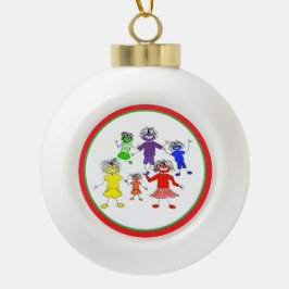 Whack-A-Do Keramische Bal Ornament