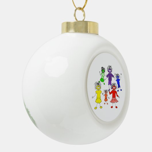Whack-A-Do Keramische Bal Ornament (Links)