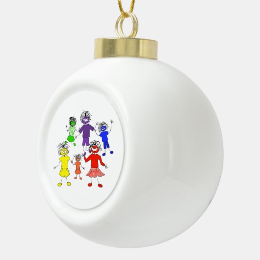 Whack-A-Do Keramische Bal Ornament (Rechts)