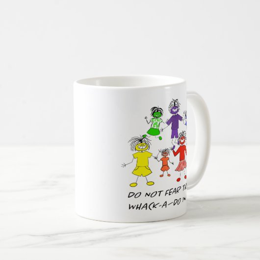 Whack-A-Do Koffiemok (Voorkant rechts)