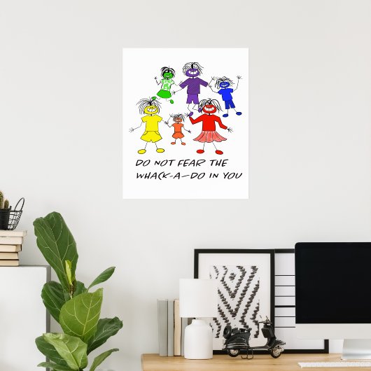 Whack-A-Do Poster (Thuiskantoor)