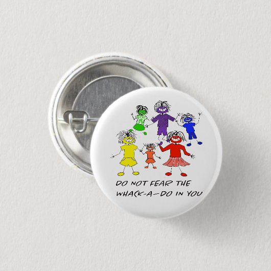 Whack-A-Do Ronde Button 3,2 Cm (Voorkant /achterkant)