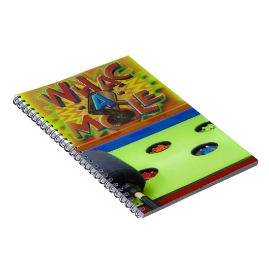 Whack a Mole Carnival Game Notitieboek (Rechterzijde)
