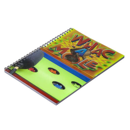 Whack a Mole Carnival Game Notitieboek (Linkerzijde)