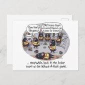 Whack-a-Mole Concussion Briefkaart (Voorkant / Achterkant)