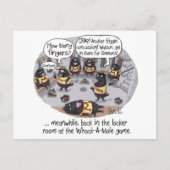 Whack-a-Mole Concussion Briefkaart (Voorkant)