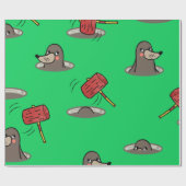 Whack-A-Mole Pattern Cadeaupapier (Vlak)