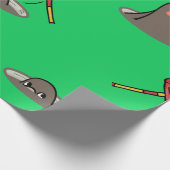 Whack-A-Mole Pattern Cadeaupapier (Hoek)