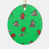 Whack-A-Mole Pattern Keramisch Ornament (Links)