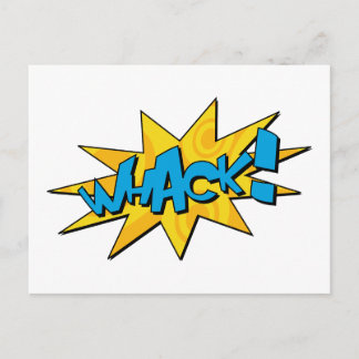 Whack Comic Book Briefkaart