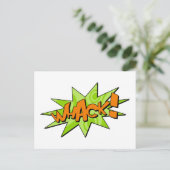 Whack Comic Book Briefkaart (Staand voorkant)