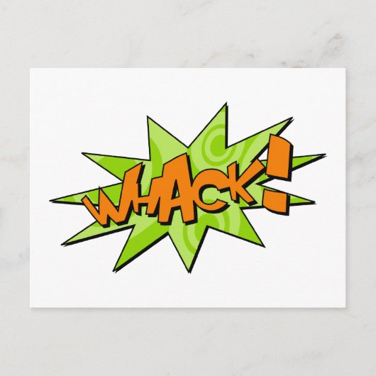 Whack Comic Book Briefkaart (Voorkant)