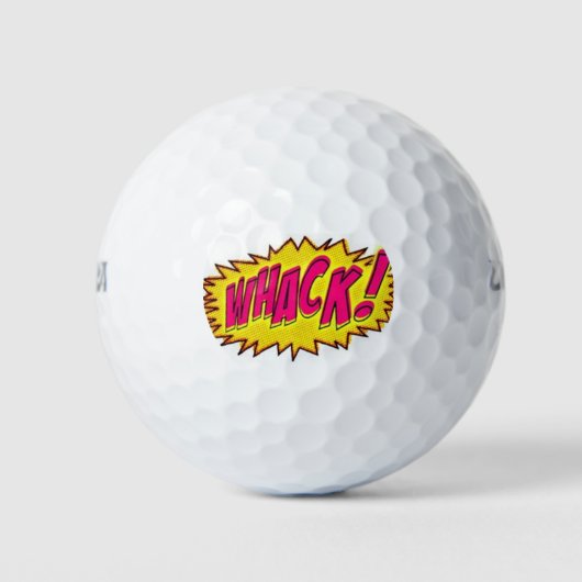**WHACK** PERSONALIZED GOLF BALL GOLFBALLEN (Voorkant)