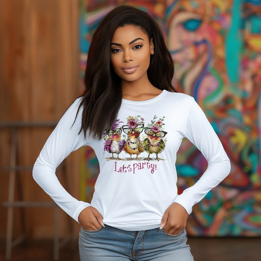 Whacky Whimsical Part Chics Tri-Blend Shirt