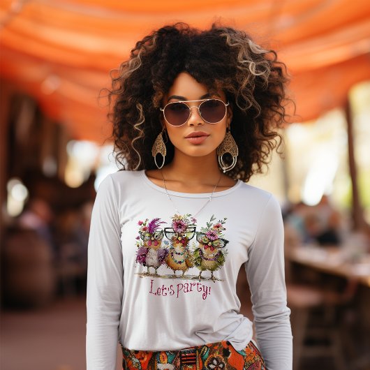 Whacky Whimsical Part Chics Tri-Blend Shirt