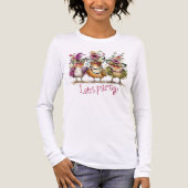 Whacky Whimsical Part Chics Tri-Blend Shirt (Voorkant volledig)