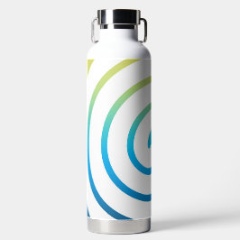 Whaite spiraal kleur achtergrond waterfles