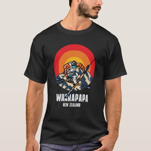 Whakapapa Ski Nieuw-Zeeland T-shirt (Voorkant)