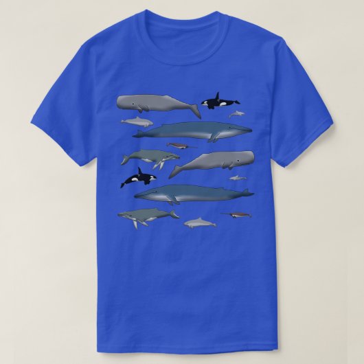 Whale 2 6 t-shirt (Design voorkant)