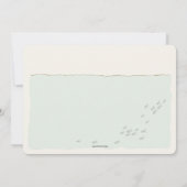 Whale a time Birthday Pool Party Invitation Kaart (Achterkant)