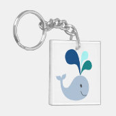 Whale Acrylische Sleutelhanger (Voorkant Links)