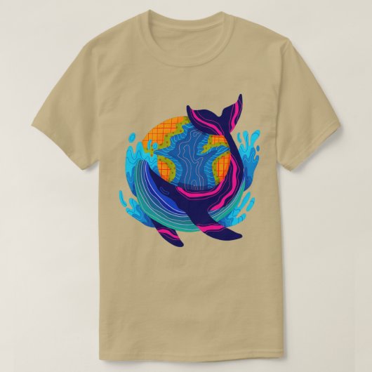 Whale Art 1 T-shirt (Design voorkant)