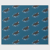 Whale Art Cadeaupapier (Vlak)